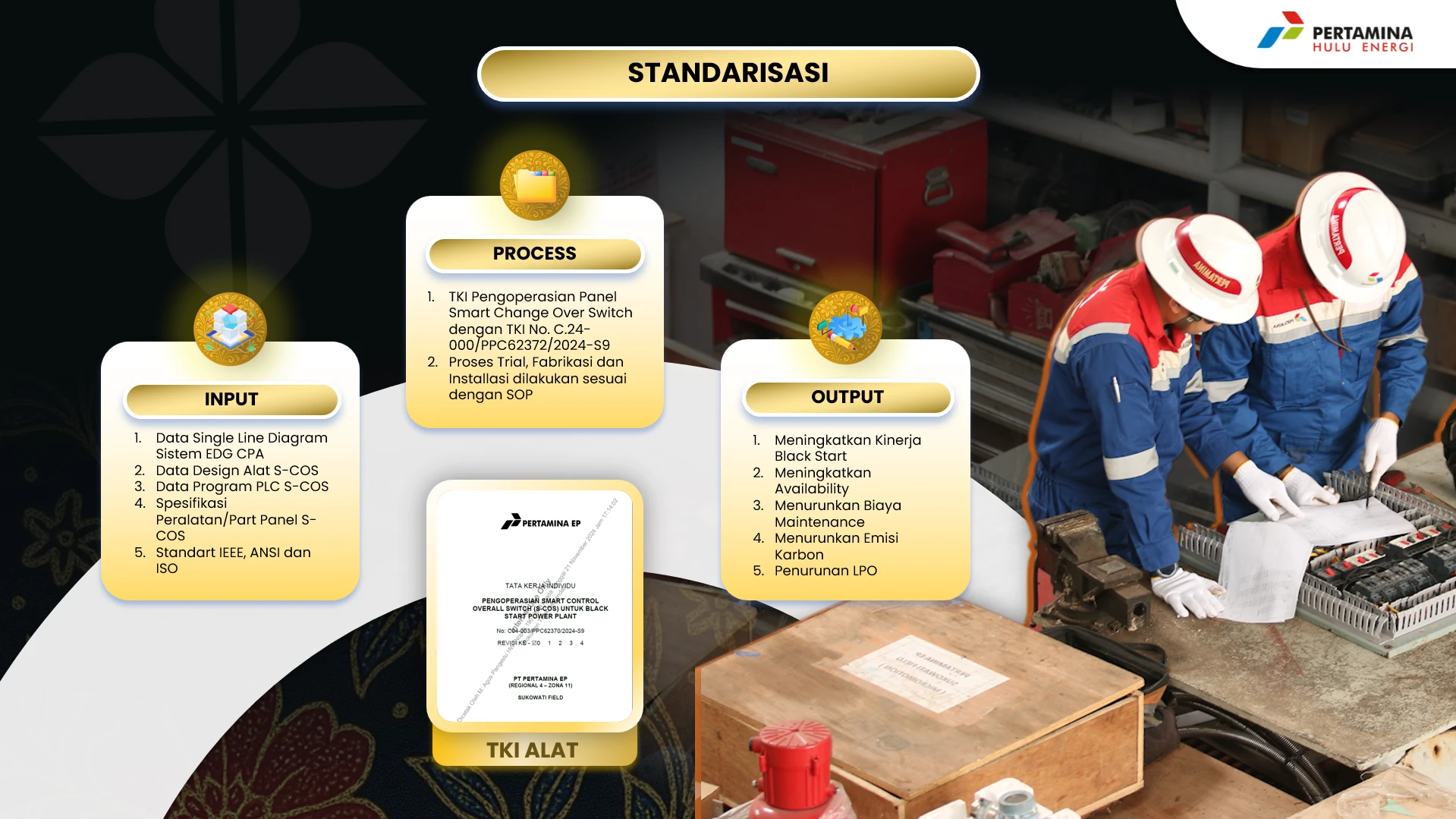 PC Prove 05, Standarisasi